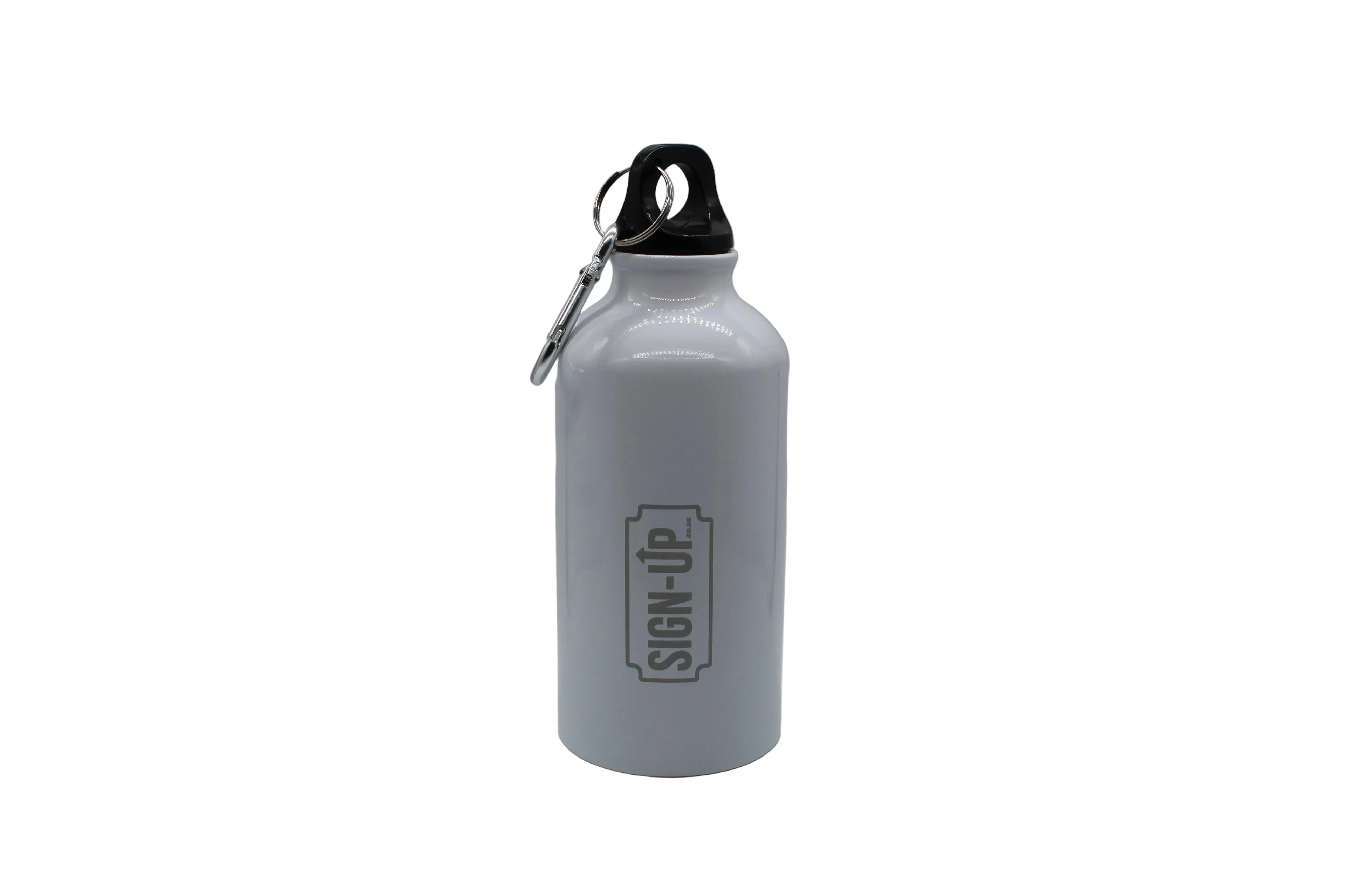 CustomEngraved 400 ml Aluminium Logo Bottle with Carabiner - Image 11