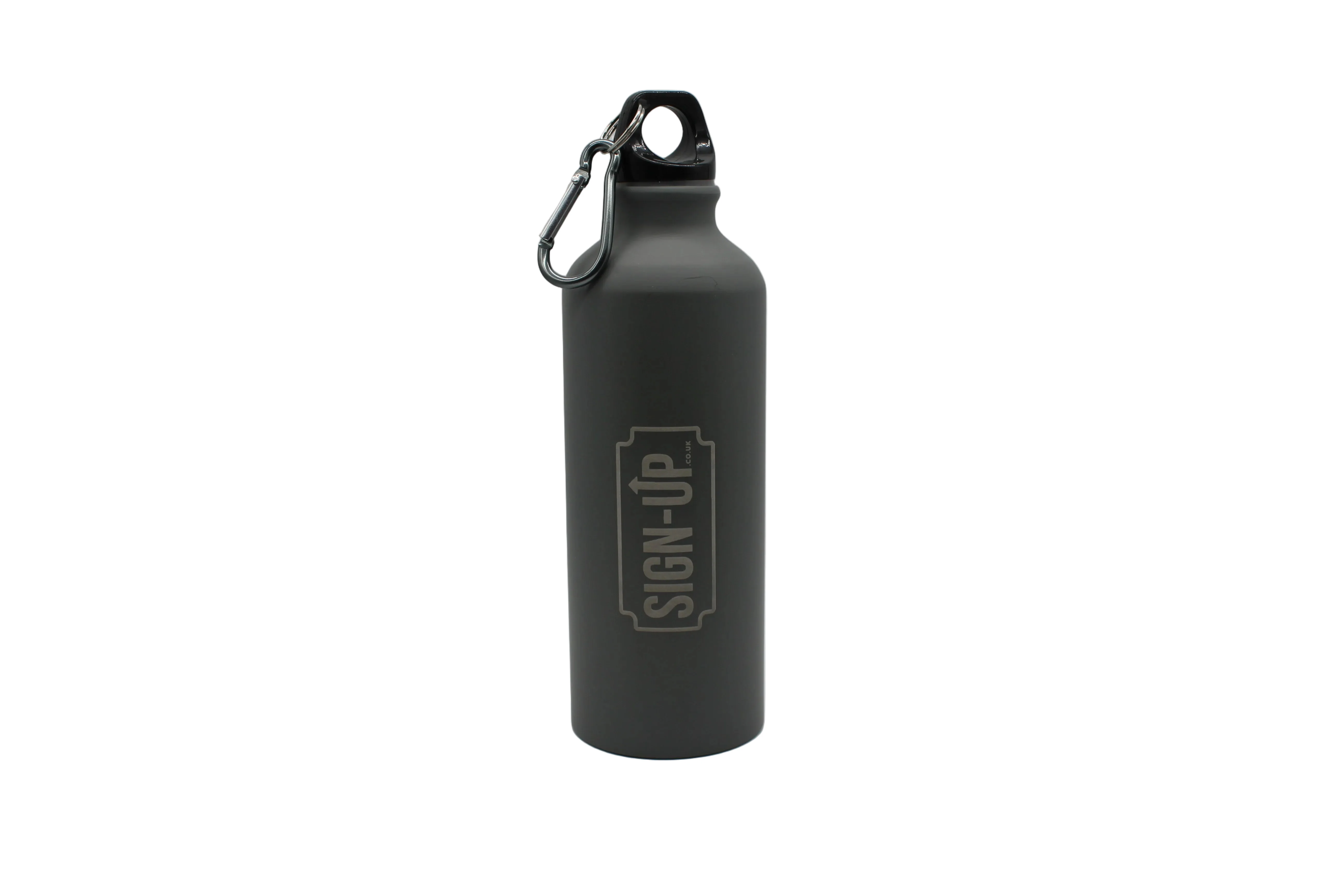 Custom Engraved Logo 540 ml Matt Aluminium Logo Bottle with Carabiner - Image 11