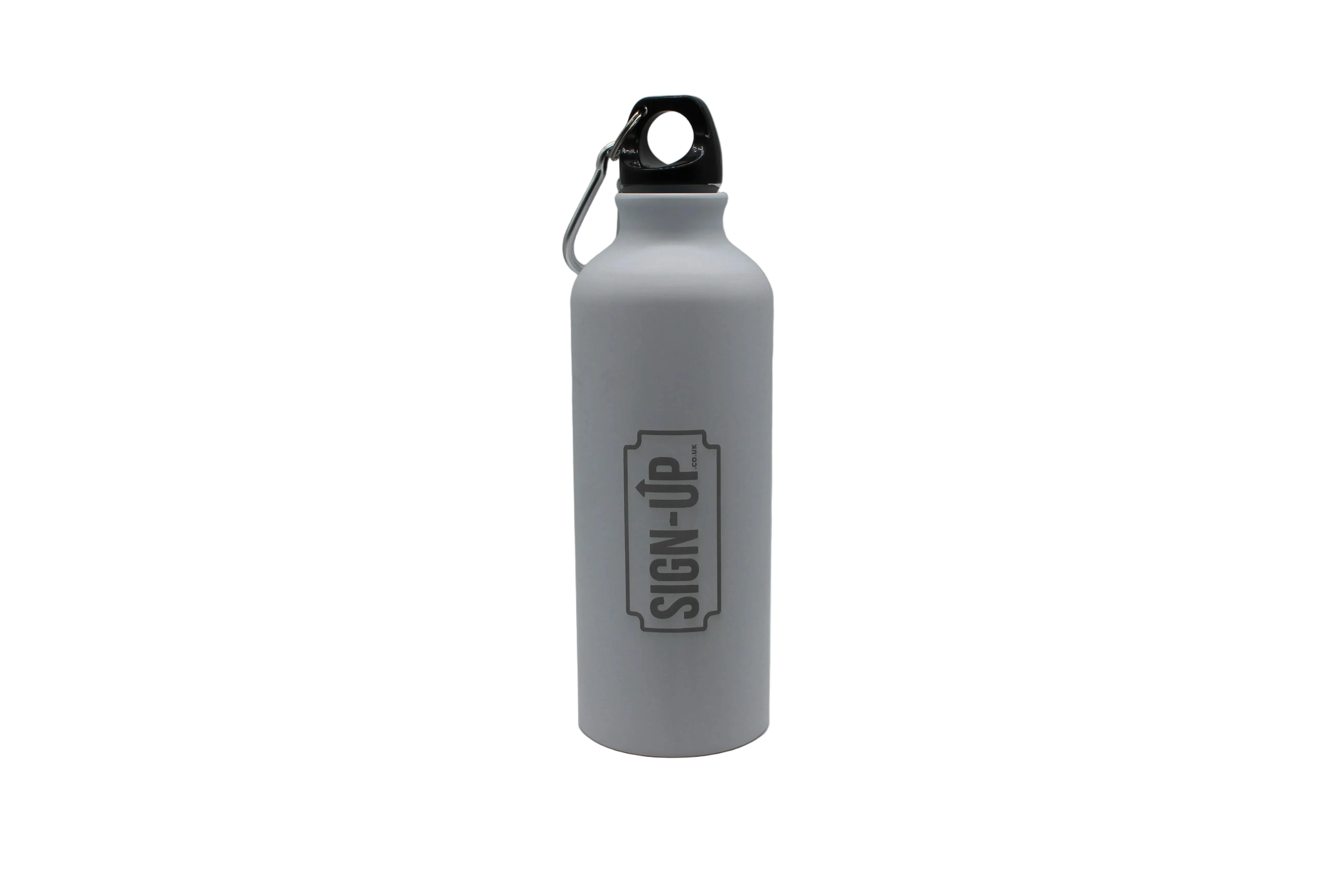 Custom Engraved Logo 540 ml Matt Aluminium Logo Bottle with Carabiner - Image 5