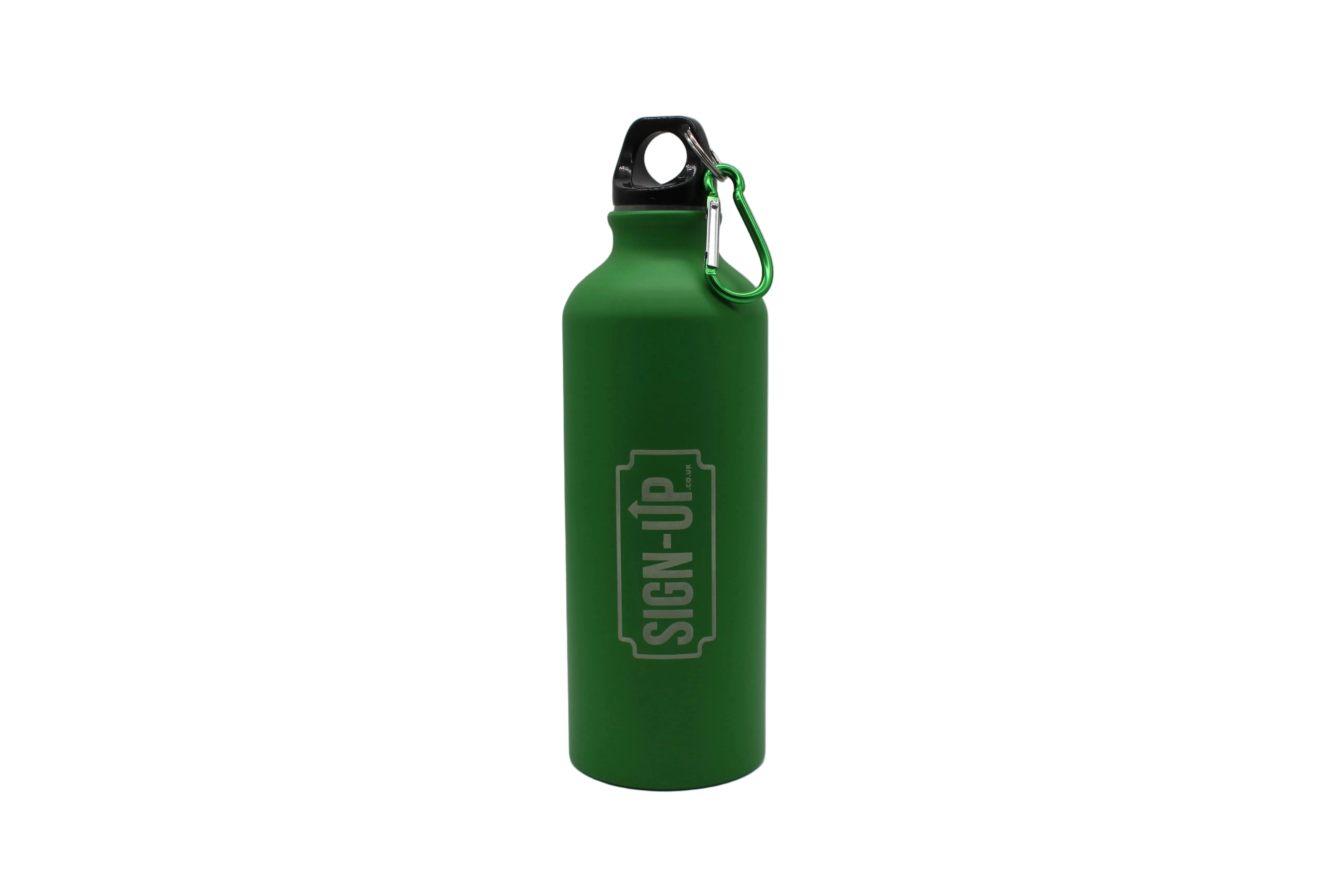 Custom Engraved Logo 540 ml Matt Aluminium Logo Bottle with Carabiner - Image 7