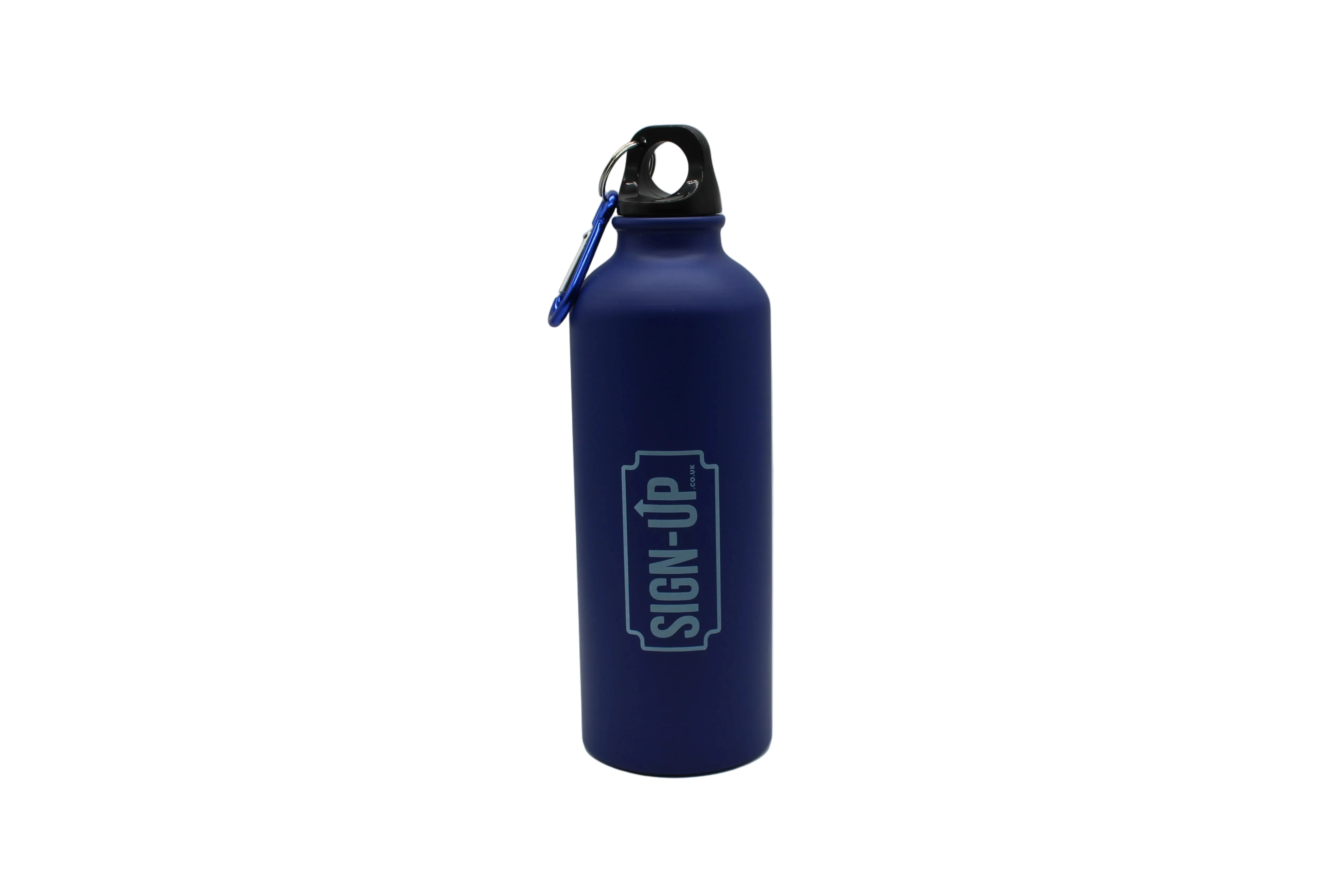 Custom Engraved Logo 540 ml Matt Aluminium Logo Bottle with Carabiner - Image 8