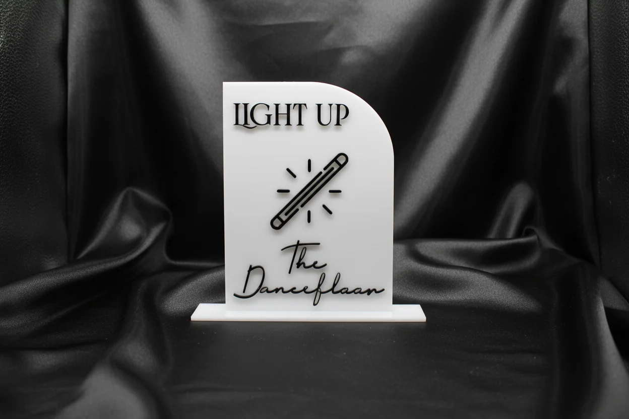 Light Up the Dancefloor Glowstick Wedding Sign - Image 5