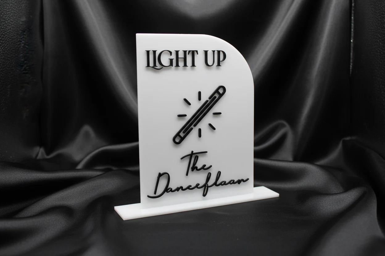 Light Up the Dancefloor Glowstick Wedding Sign - Image 7