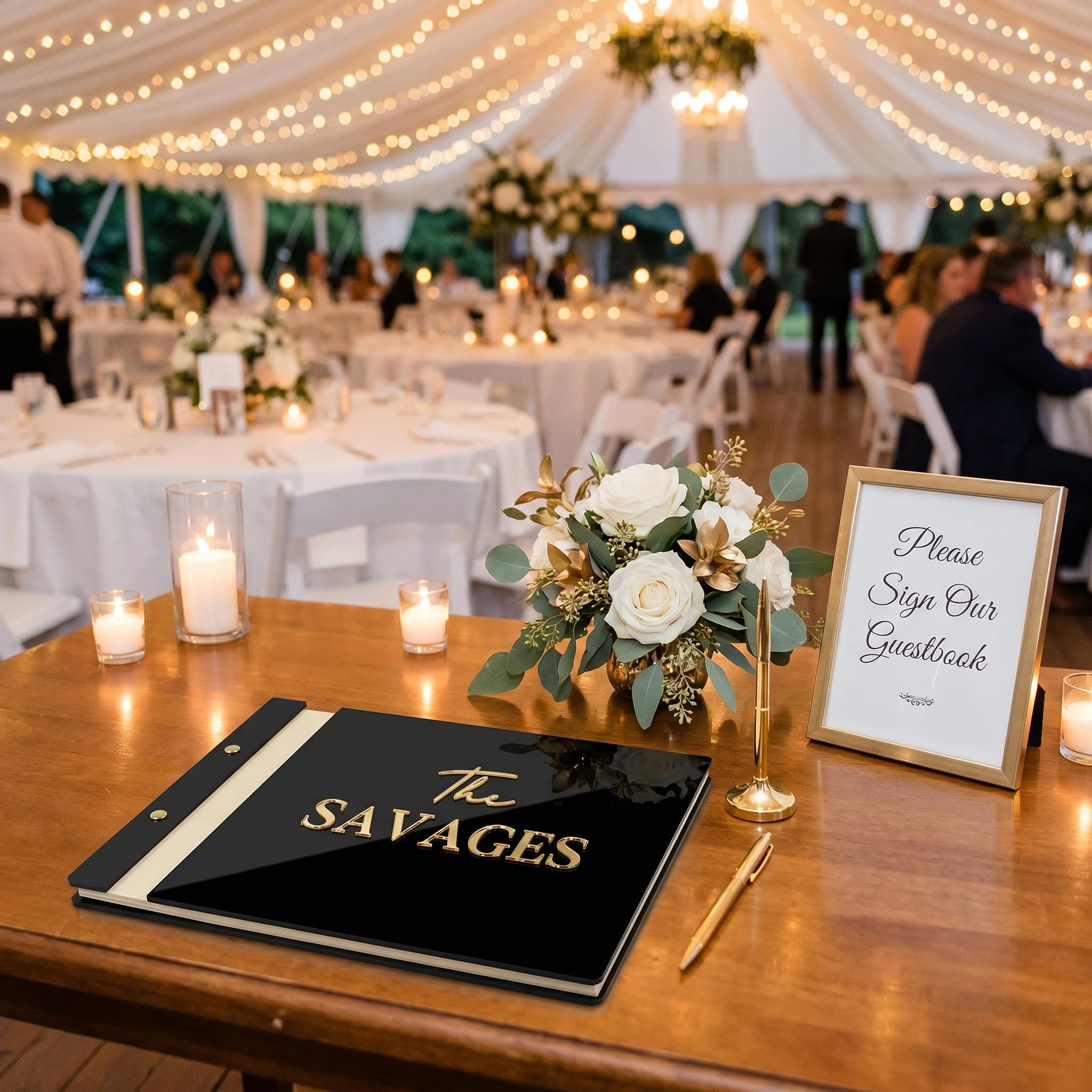 Personalised Acrylic Wedding Guestbook - Image 10