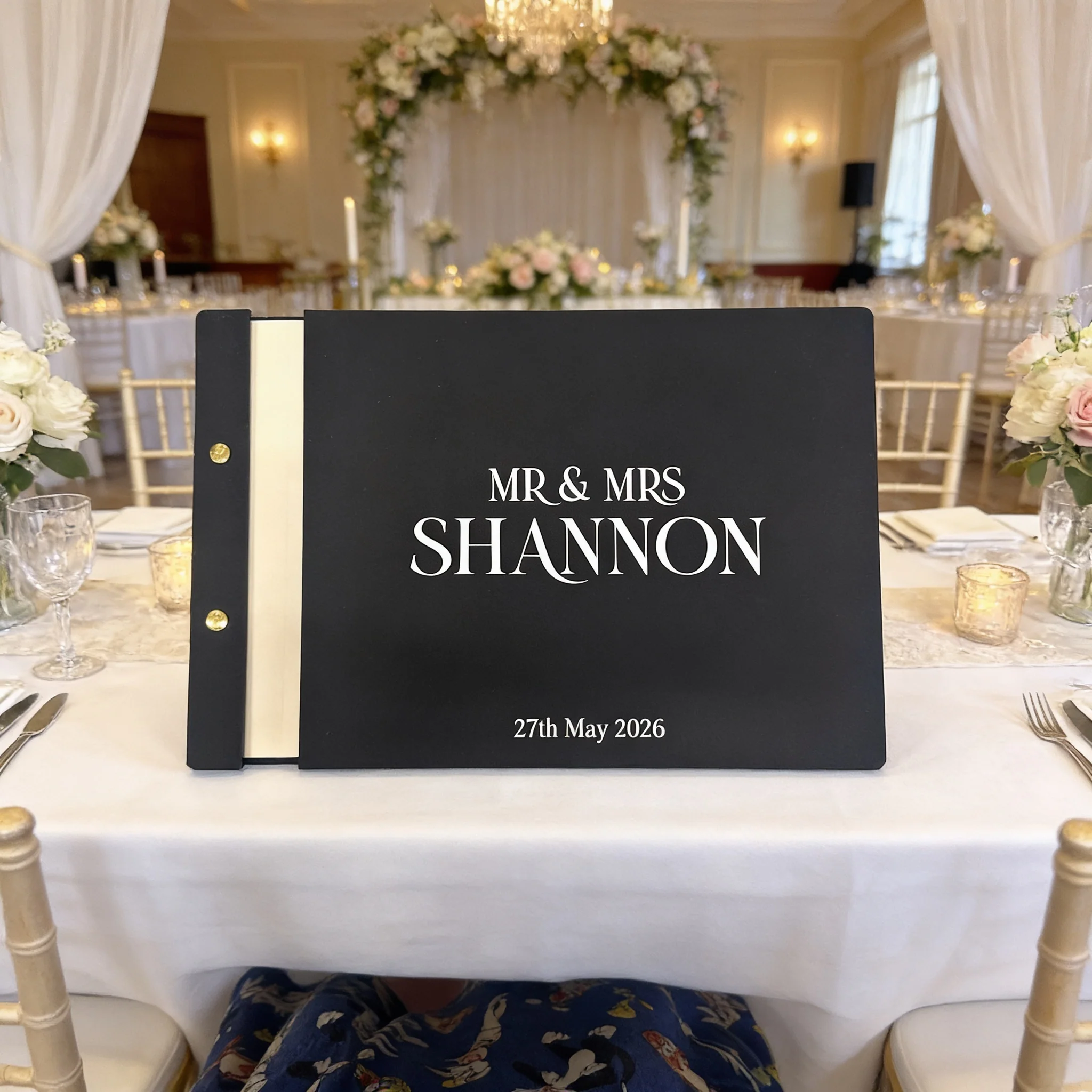 Personalised Acrylic Wedding Guestbook - Image 9