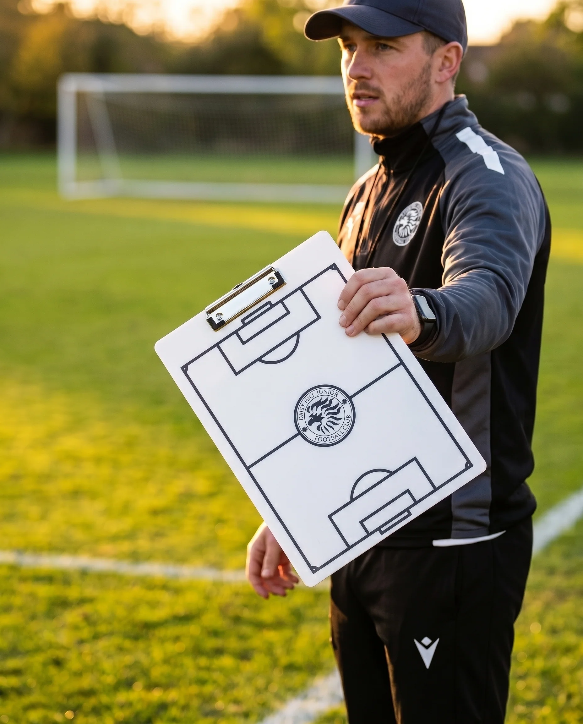 Personalised Branded Football Tactics Clipboard – Custom Club Crest Coaching Board - Image 5