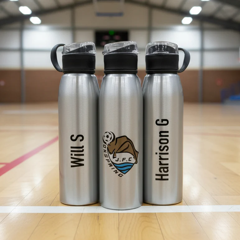 Branded Printed 650 ml Aluminium Bottle with Lid - Image 4