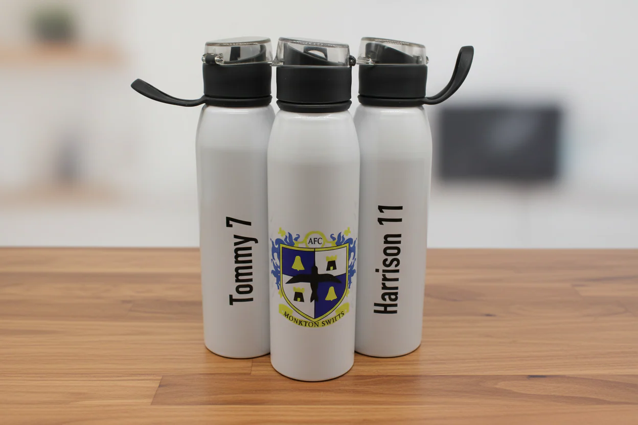 Branded Printed 650 ml Aluminium Bottle with Lid - Image 9
