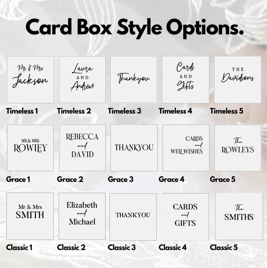 Card Box & Guestbook Package - Image 3