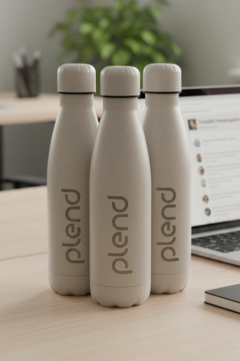Logo Personalised Double Walled Thermal Water Bottle - Image 13