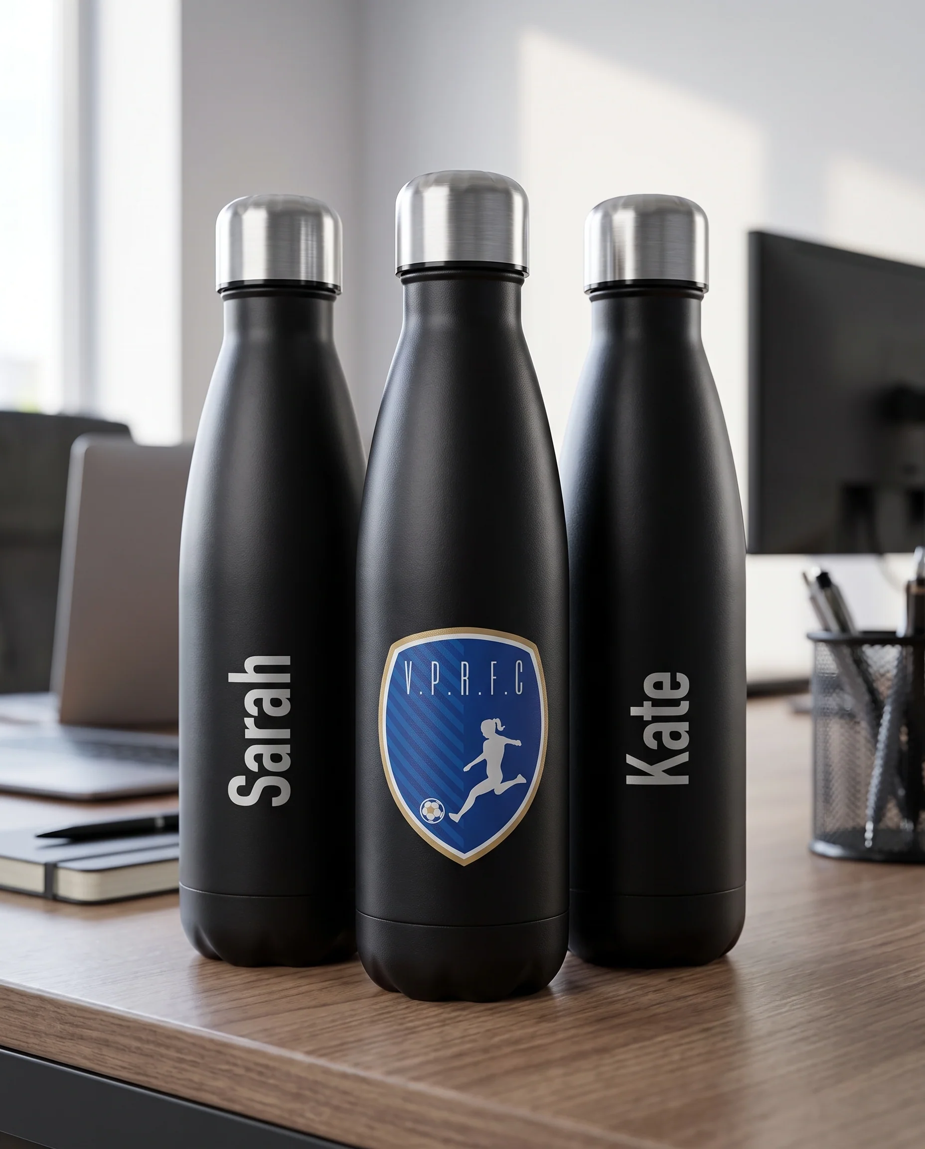 Logo Personalised Double Walled Thermal Water Bottle - Image 3