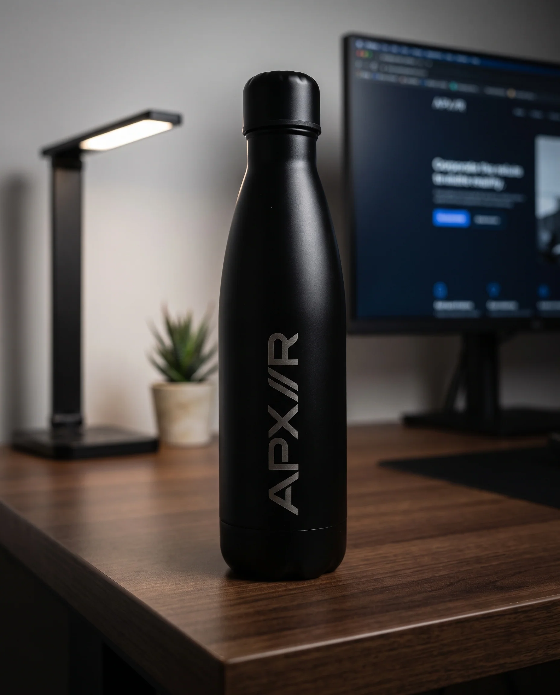 Logo Personalised Double Walled Thermal Water Bottle - Image 4