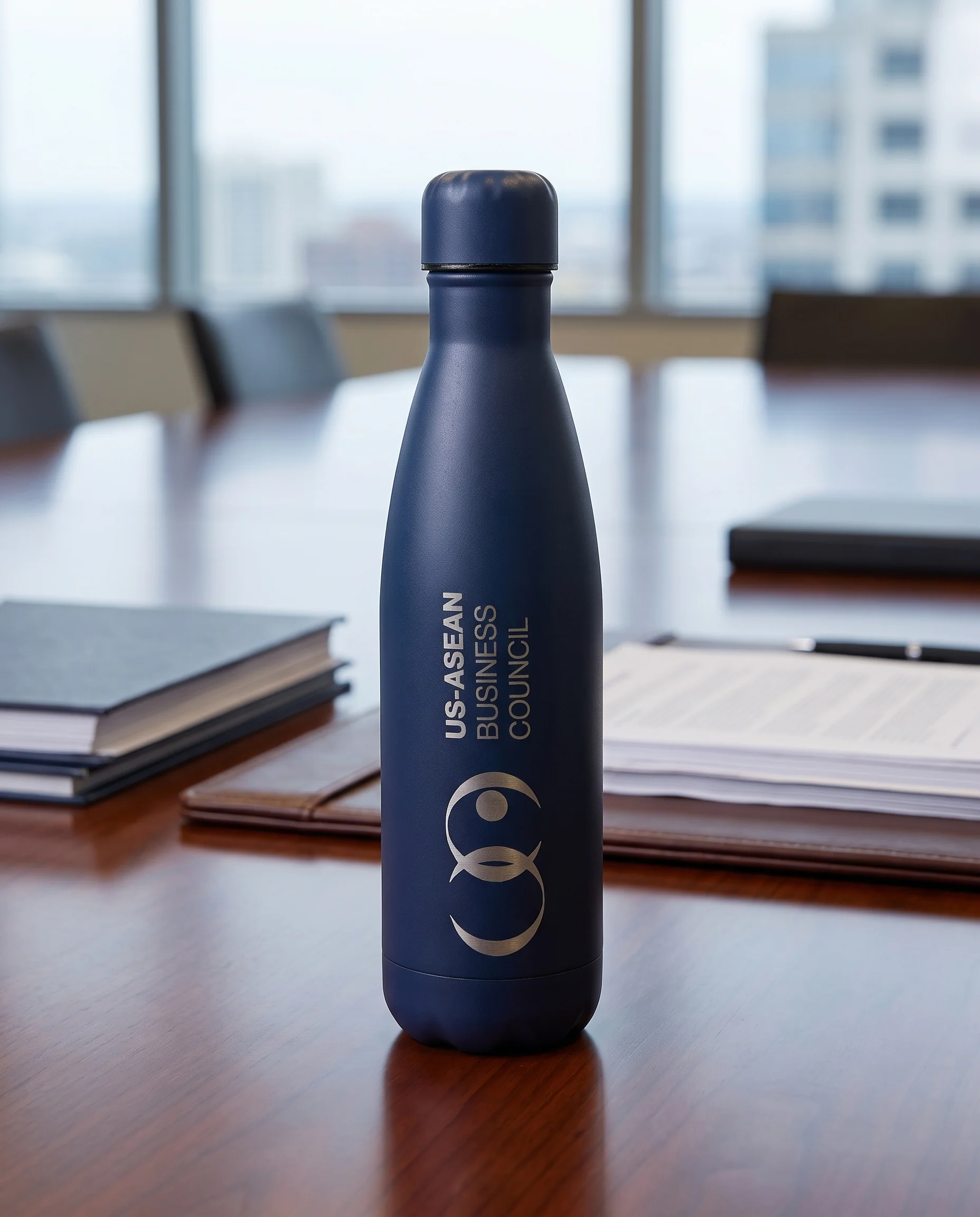 Logo Personalised Double Walled Thermal Water Bottle - Image 5